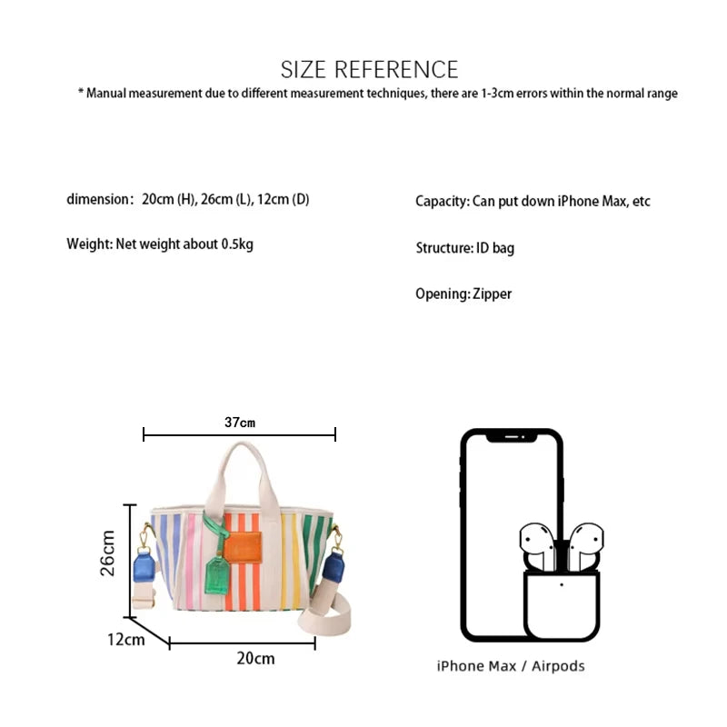 Kawaii Canvas Tote Bag πβ¨ | Cute & Spacious Luxury Shoulder Handbag for Trendy Women ππ