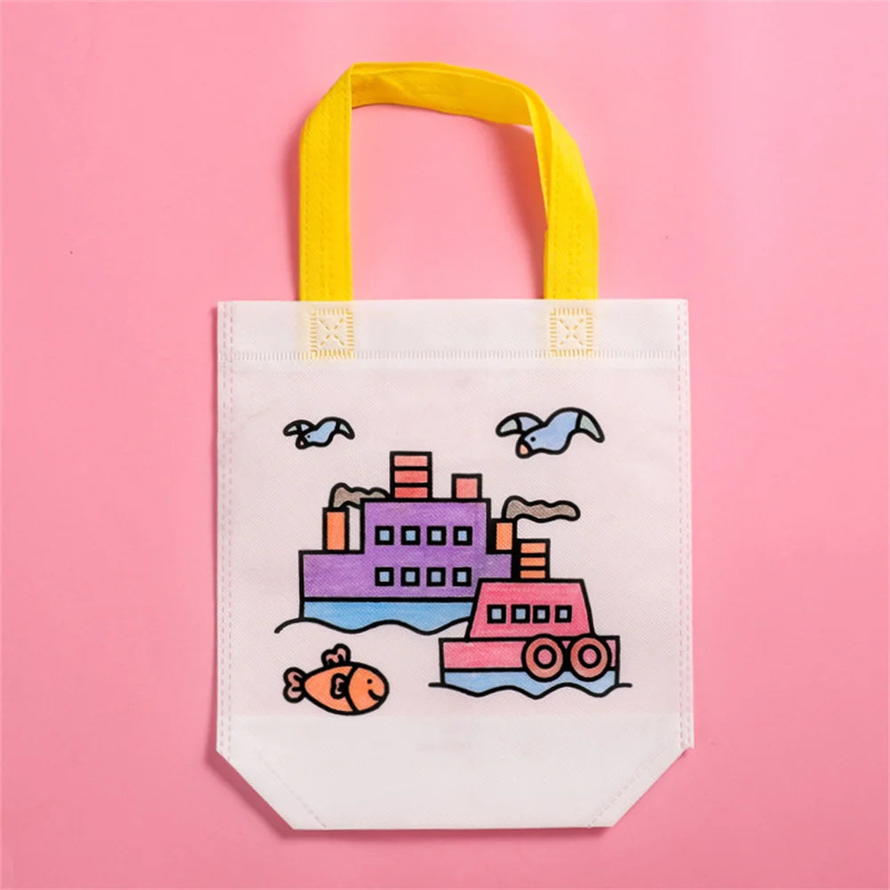 π Adorable Bear Mini Tote Bag π»β¨ - Perfect Lunch Companion for Stylish Students & Trendsetters! π±π - Pixie Quill