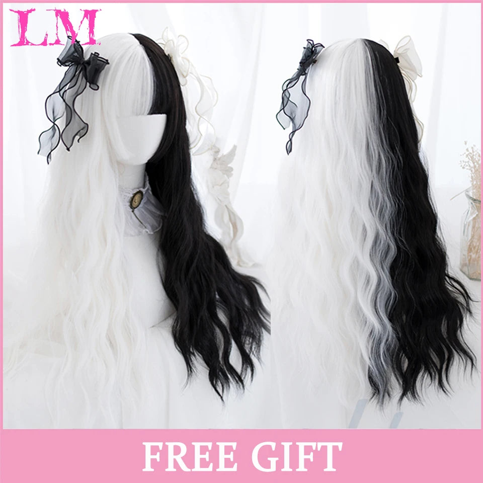 Kawaii Ombre Pink Wavy Wig πβ¨ | Heat Resistant Hair for Cosplay & Daily Fun! ππΈ