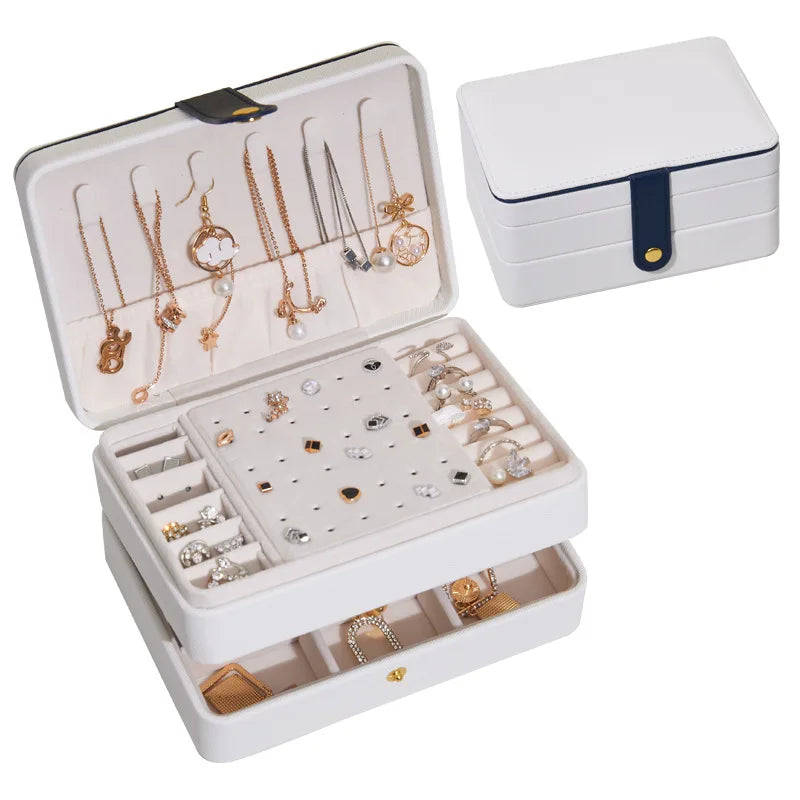 Kawaii Custom Travel Jewelry Case πΈβ¨ Adorable Bridesmaid Gift Box for Her π Perfect Mother's Day Surprise! π