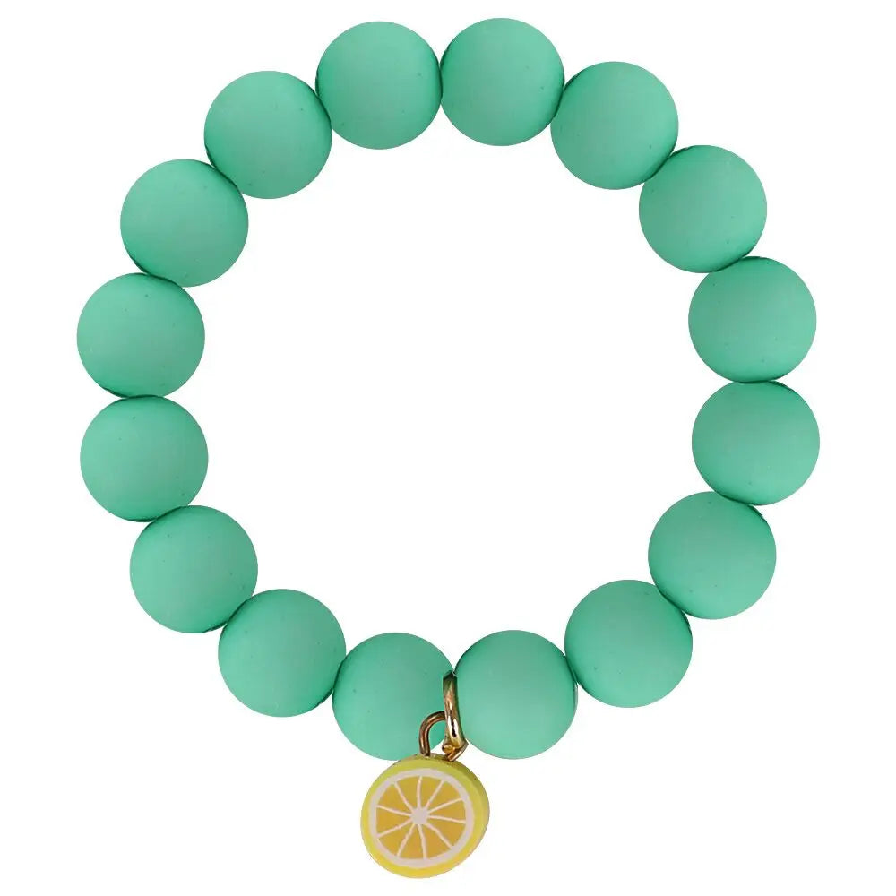 💖 Adorable Kawaii Popcorn Beads Bracelet 🌈 for Girls - Whimsical Friendship Jewelry 🌟