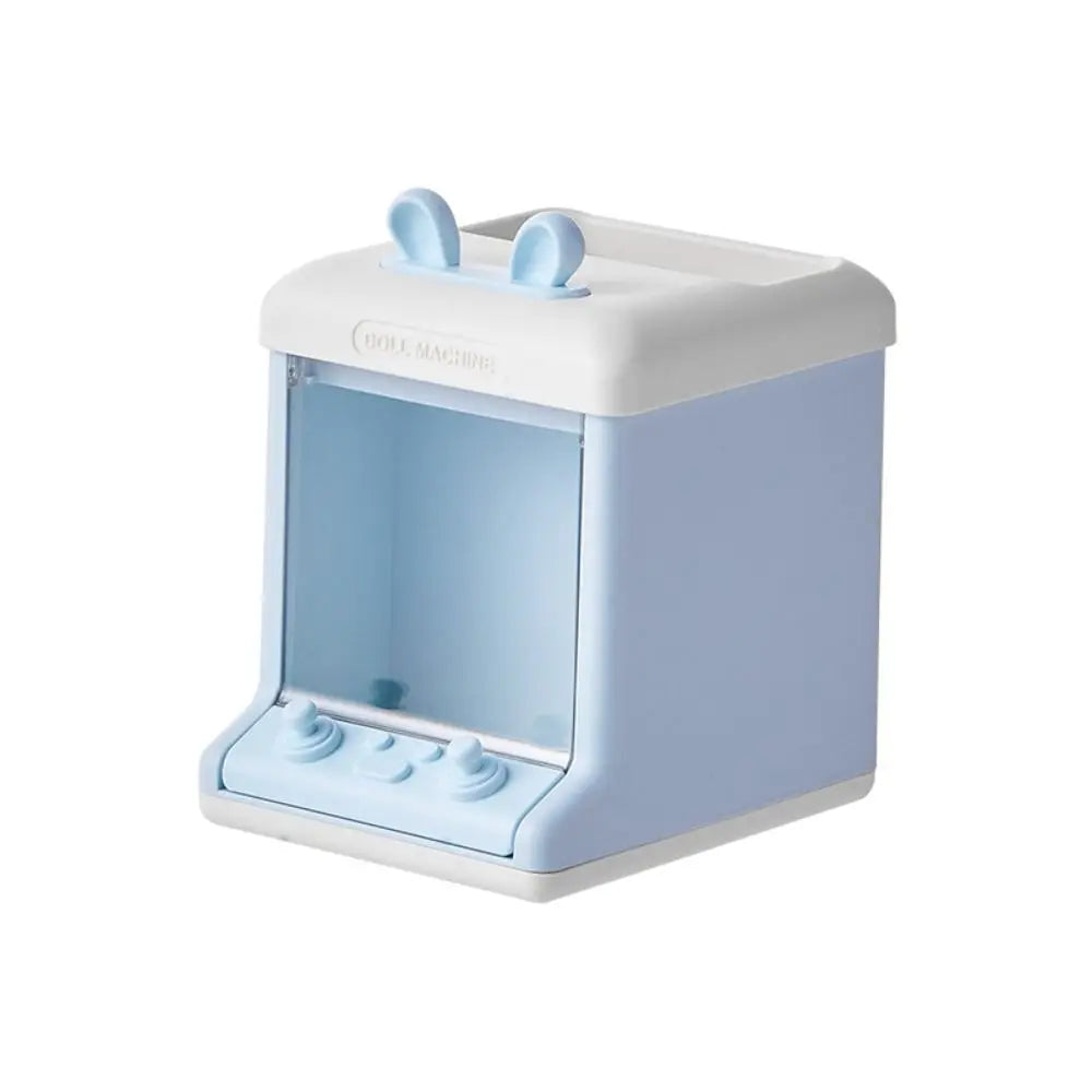 Kawaii Multi-Grid Penholder πΎβ¨ - Cute Cartoon Brush & Pencil Storage Rack for Desk Organization! ποΈπ