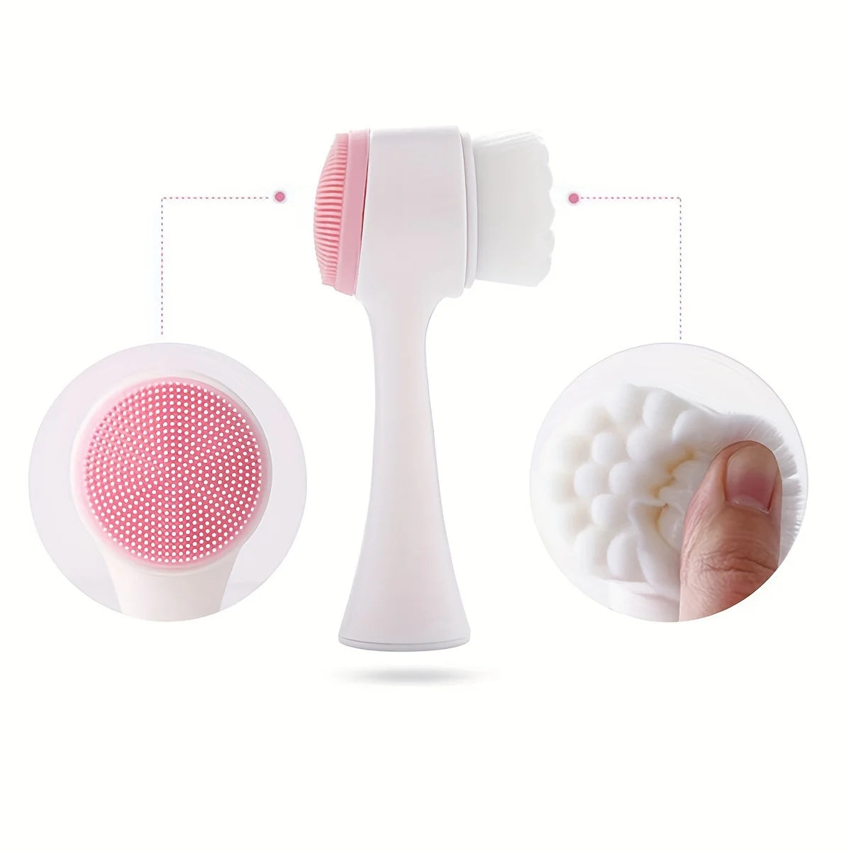 Kawaii Silicone Pet Paw Spa πΎβ¨ - Dual-Sided Dog Grooming Brush for Happy Coats & Claws πΆπ