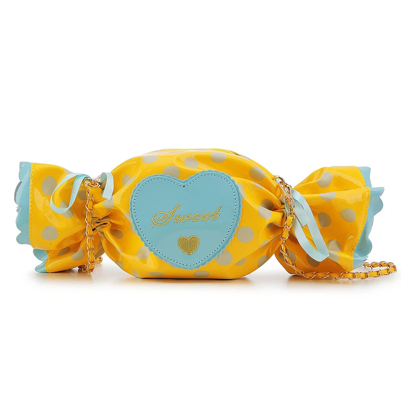 Kawaii Candy Dot Mini Handbag πβ¨ Sweet Lolita Crossbody Bag for Girls - Adorable Sugar Shape Shoulder Purse!