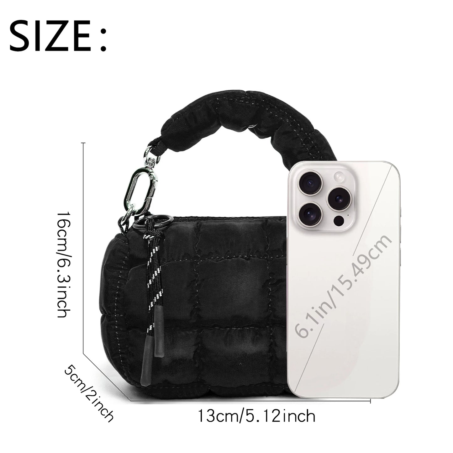 β¨ Adorable Puffer Lipstick Pouch π | Quilted Coin Bag for Makeup Magic β¨π Perfect Holiday Gift for Her! - Pixie Quill