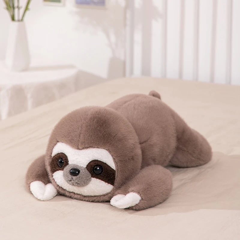 Kawaii Fluffy Plushie Animal Friends 🦭🐒🦥 - Adorable Seal, Monkey & Sloth Stuffed Toys for Cozy Hugs & Gifts 🎁✨