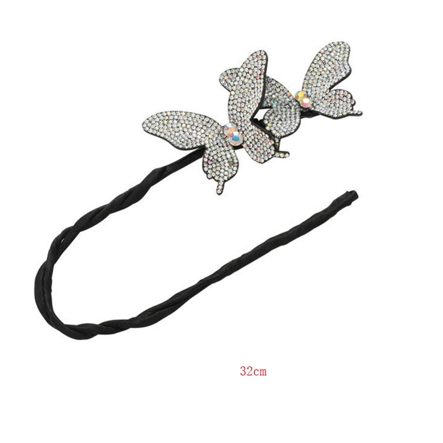 Kawaii Butterfly Hair Bun Maker π¦β¨ Cute DIY Styling Tool for Girls - Velvet & Pearl Hair Accessories!