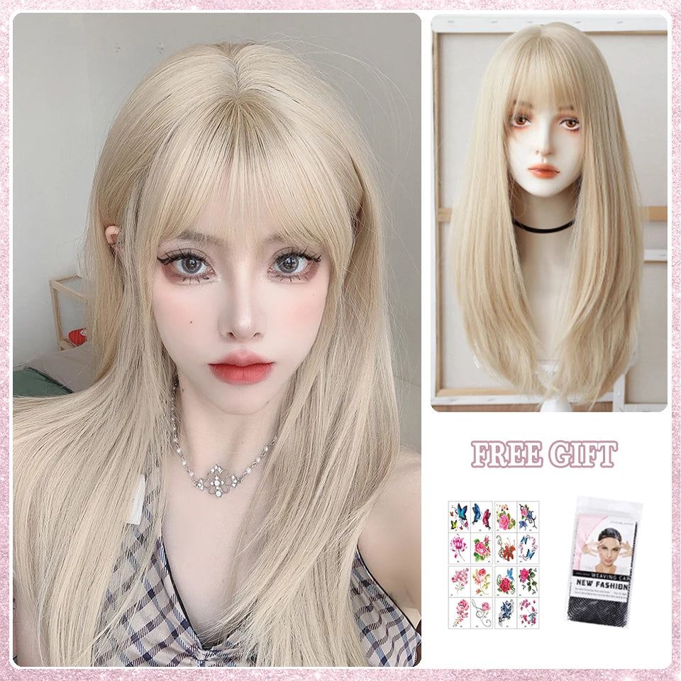 Kawaii Ombre Pink Wavy Wig πβ¨ | Heat Resistant Hair for Cosplay & Daily Fun! ππΈ