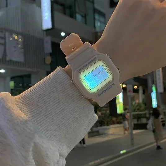 β¨ Kawaii LED Rainbow Wristwatch π | Cute & Colorful Sports Watch for Girls π | Waterproof Digital Timepiece π
