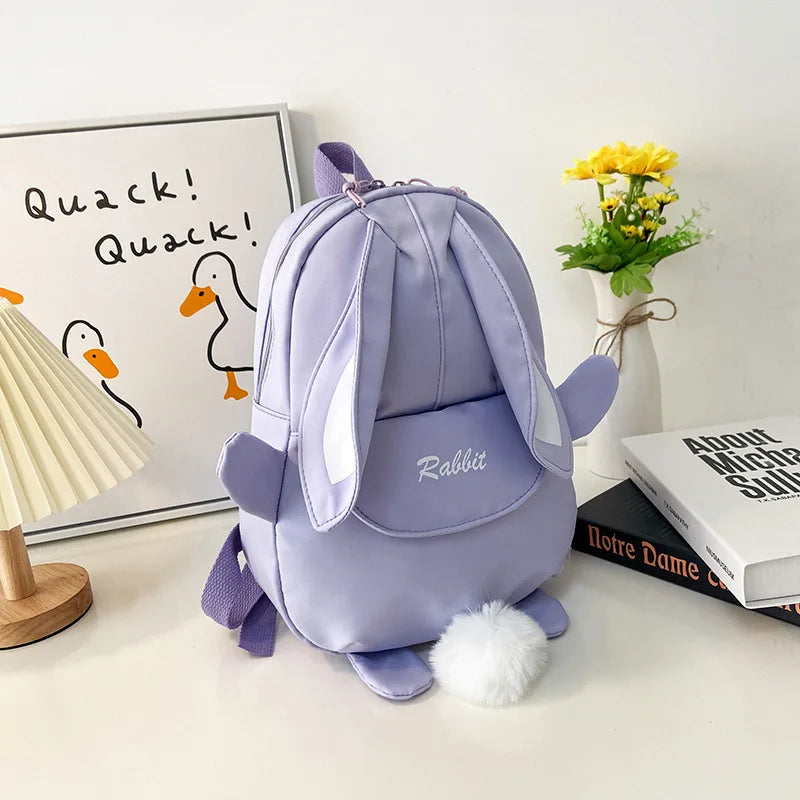Kawaii Bunny Backpack πβ¨ - Adorable Lightweight School Bag for Kids π°π - Perfect for Kindergarten!