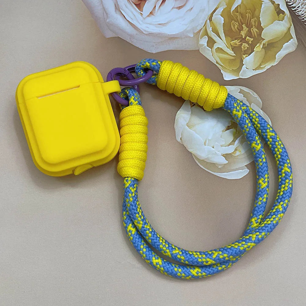 β¨ Cute & Colorful Silicone AirPods Case π | Adorable Girl Earphone Cover with Anti-Lost Lanyard π - Pixie Quill