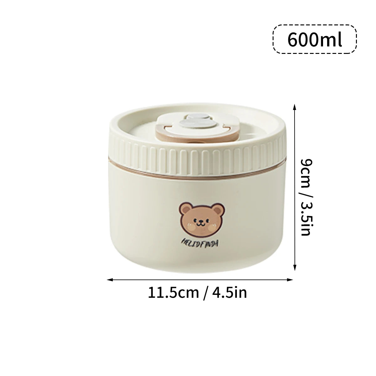 Kawaii Thermal Bento Box π±β¨ - Adorable Leak-proof Stainless Steel Lunch Container for Kids π₯’π