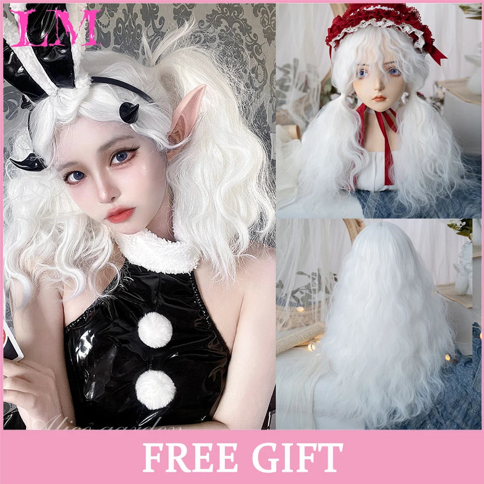 Kawaii Ombre Pink Wavy Wig πβ¨ | Heat Resistant Hair for Cosplay & Daily Fun! ππΈ