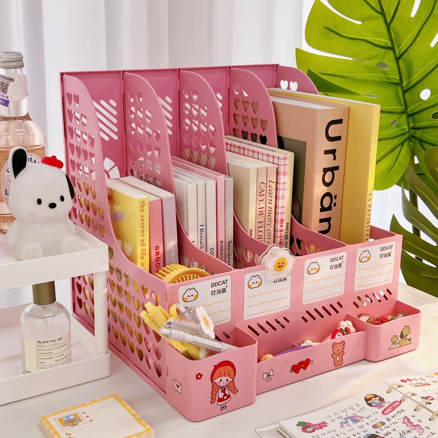 Kawaii Detachable File Storage Box πΈβ¨ - Adorable Large Capacity Organizer for Students & Office! ππ