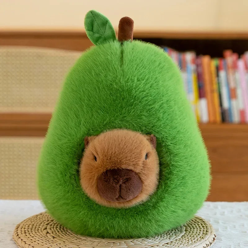 Adorable Avocado Capybara Plush π₯πΎ - Cuddly Animal Friend & Snuggly Pillow! π - Pixie Quill