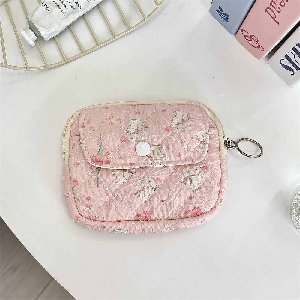 Kawaii Cartoon Makeup Pouch π°β¨ | Cute Travel Lipstick & Earphone Organizer Bag ππ - Perfect Gift for Women!