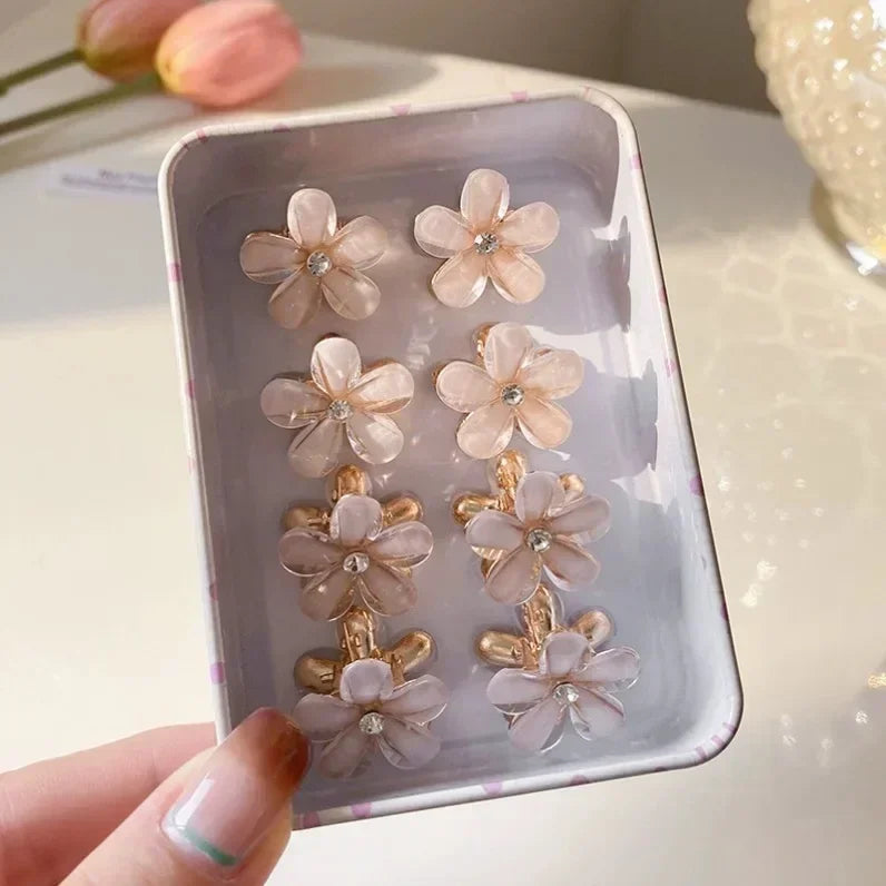 Kawaii Mini Flower Hair Clips πΈβ¨ | Cute Colorful Opal Barrettes for Women & Girls | Adorable Everyday Accessories π¦π