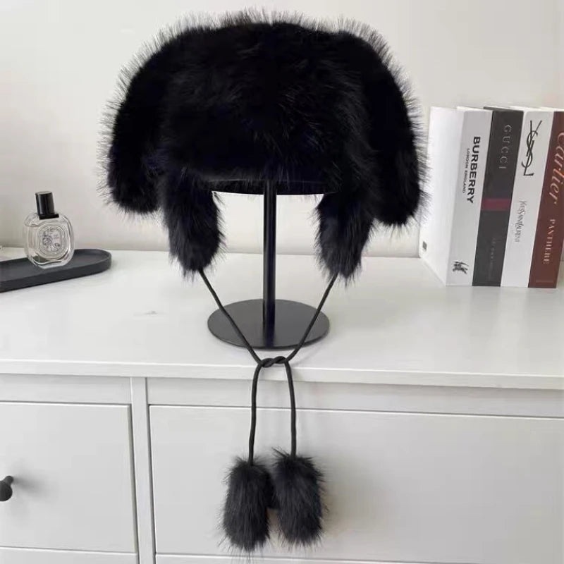 Kawaii Rabbit Ears Plush Winter Hat π°βοΈ | Adorable Fisherman Style with Cozy Warmth!