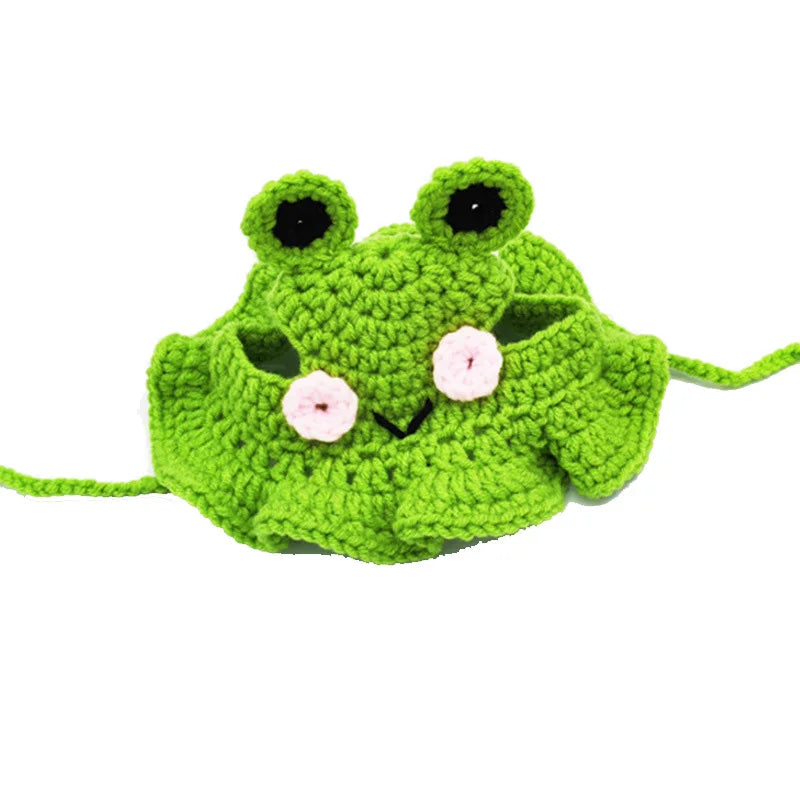 Kawaii Autumn/Winter Cat Hat πβ¨ Cute Knitted Accessory for Puppies & Kittens πΎπΈ Perfect for Parties & Photoshoots!