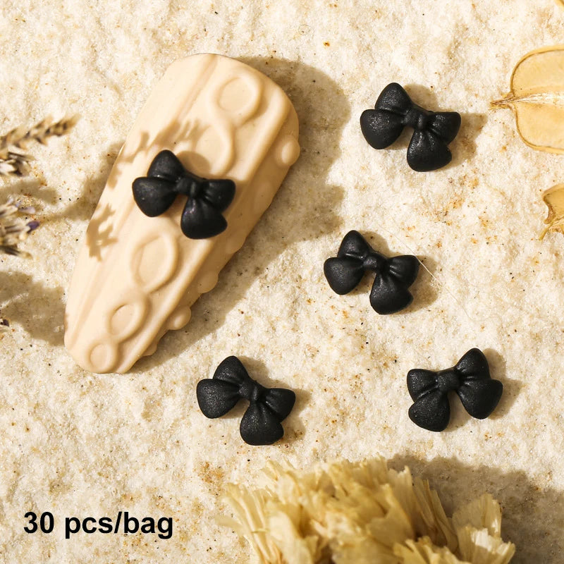 Cute Kawaii 3D Bear Bow Nail Art Charms β¨π - 30pcs Macaron Matte Resin Decorations for DIY Nail Designs! π
π»