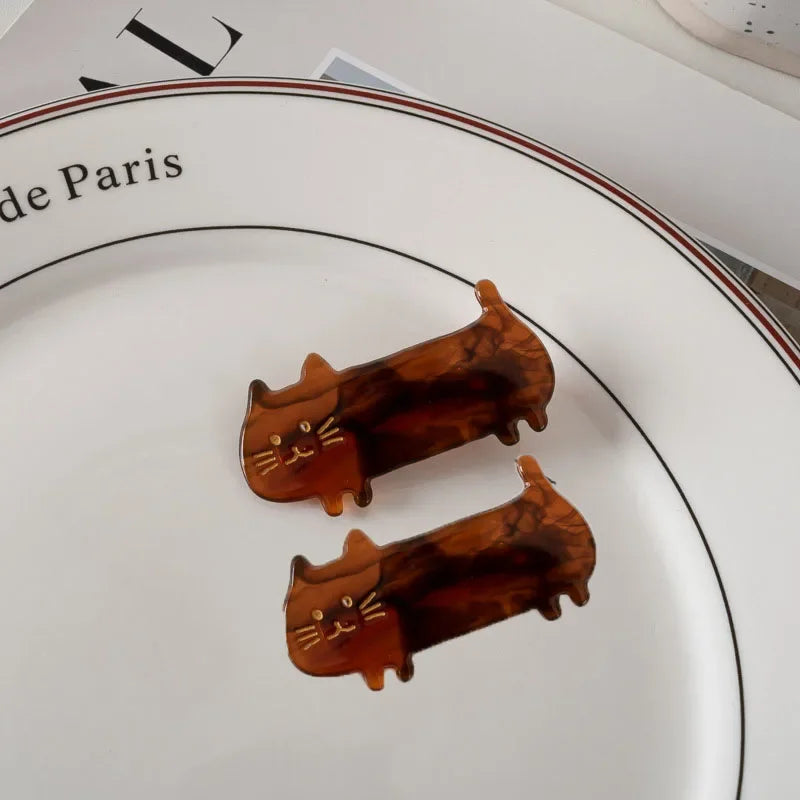 Adorable Cat Claw Clips πΎβ¨ - 2pc Hairpins for Trendy Tresses! π±π - Pixie Quill