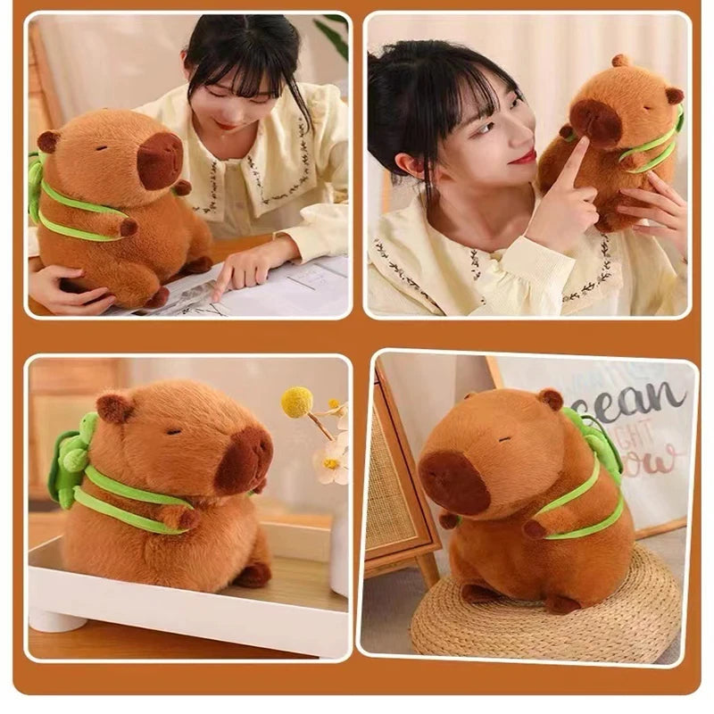 Cuddly Capybara Plush πΎβ¨ Adorable Anime Fluff Toy for Kids π Soft Stuffed Animal Fun! - Pixie Quill