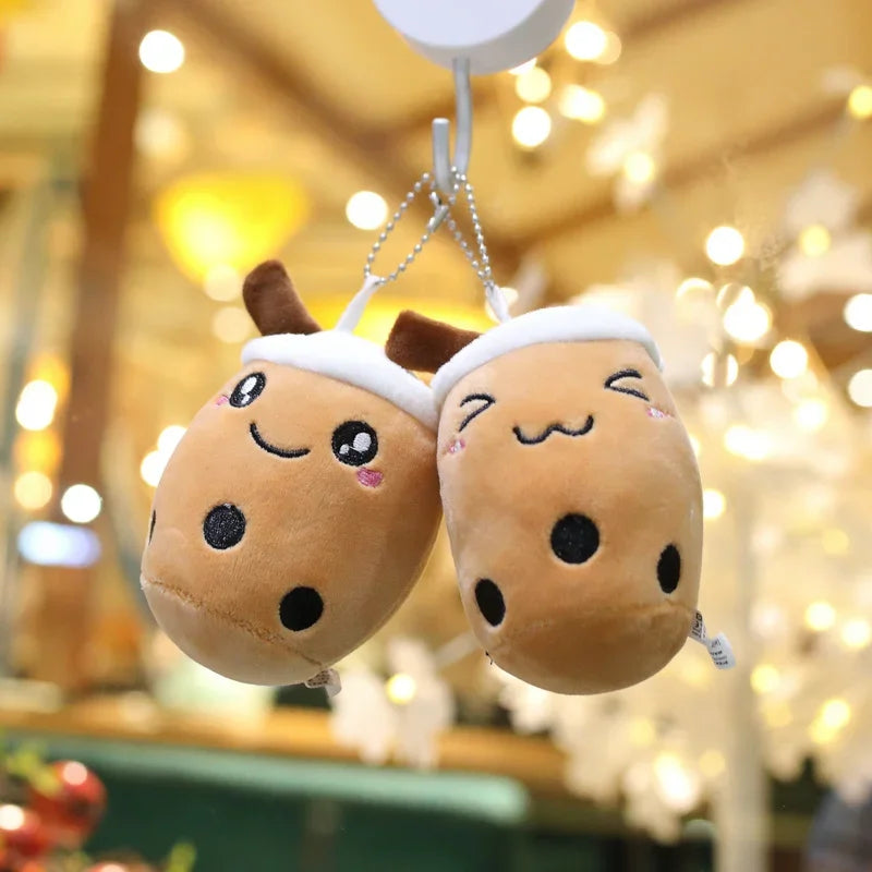 π₯€ Bubble Tea Buddy Plush Keychain π Delightful Boba Companion for Your Bag! π Perfect Gift for Girls! β¨ - Pixie Quill