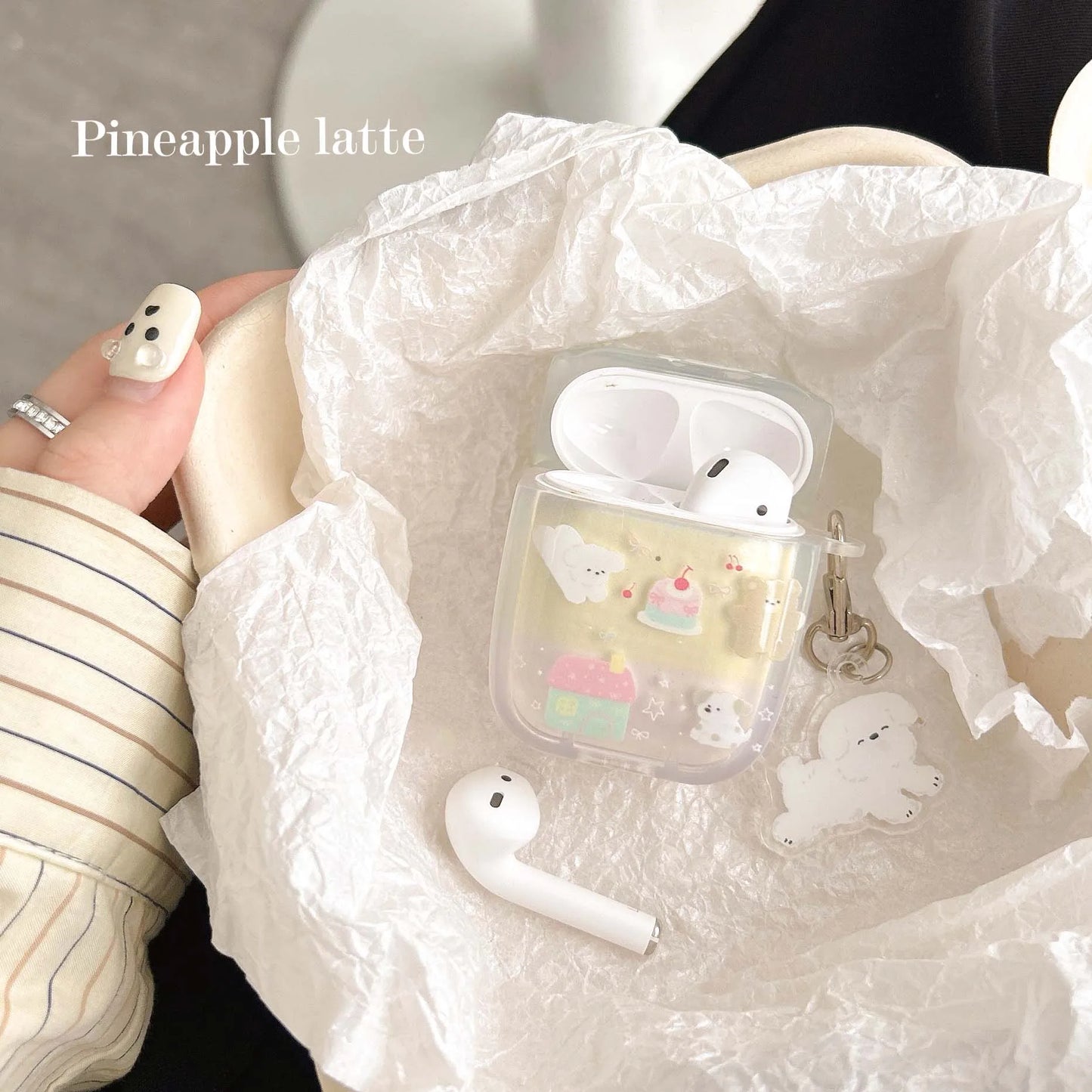 πΎ Cute Cartoon Family Earphone Case for Apple AirPods - Adorable Cat, Dog & Bear Design! π§β¨ - Pixie Quill