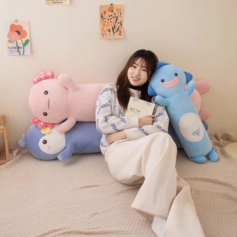 Kawaii Axolotl Plush Pillow πΎ | Adorable Cartoon Cushion π | Perfect Gift for Birthdays & Xmas π