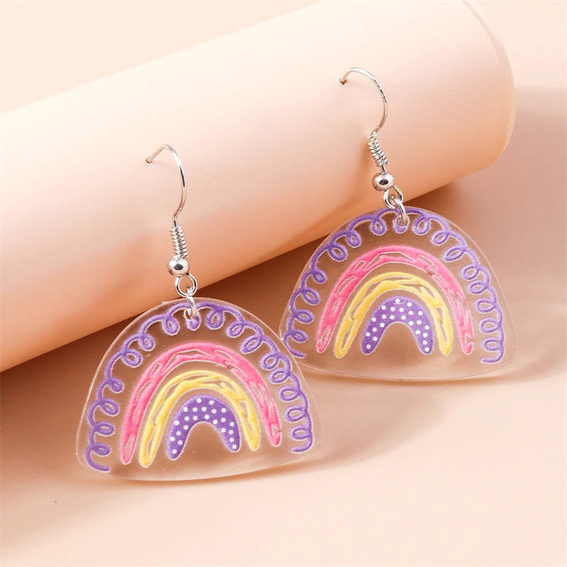 Kawaii Handmade Sunflower Drop Earrings ๐ผโจ | Cute Knitted Dangle Hooks for Party & Holiday Gifts ๐๐