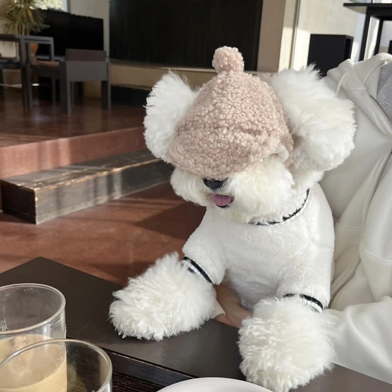 π» Cozy Bear Jumpsuit for Pups - Adorable Plush Winter Wear! βοΈβ¨