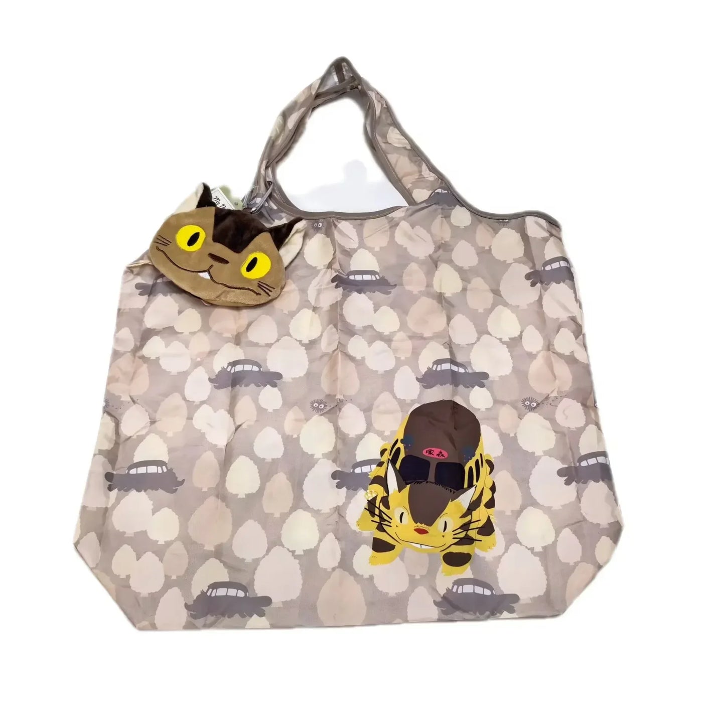 Kawaii Cartoon Foldable Tote Bags โจ๐ Eco-Friendly Nylon Shopping Pouches for Stylish Women ๐๐