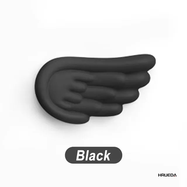 Kawaii Angel Wing Memory Foam Wrist Rest & Mouse Pad Set πΈβ¨ Ergonomic & Non-Slip for Happy Typing! ππ±οΈ