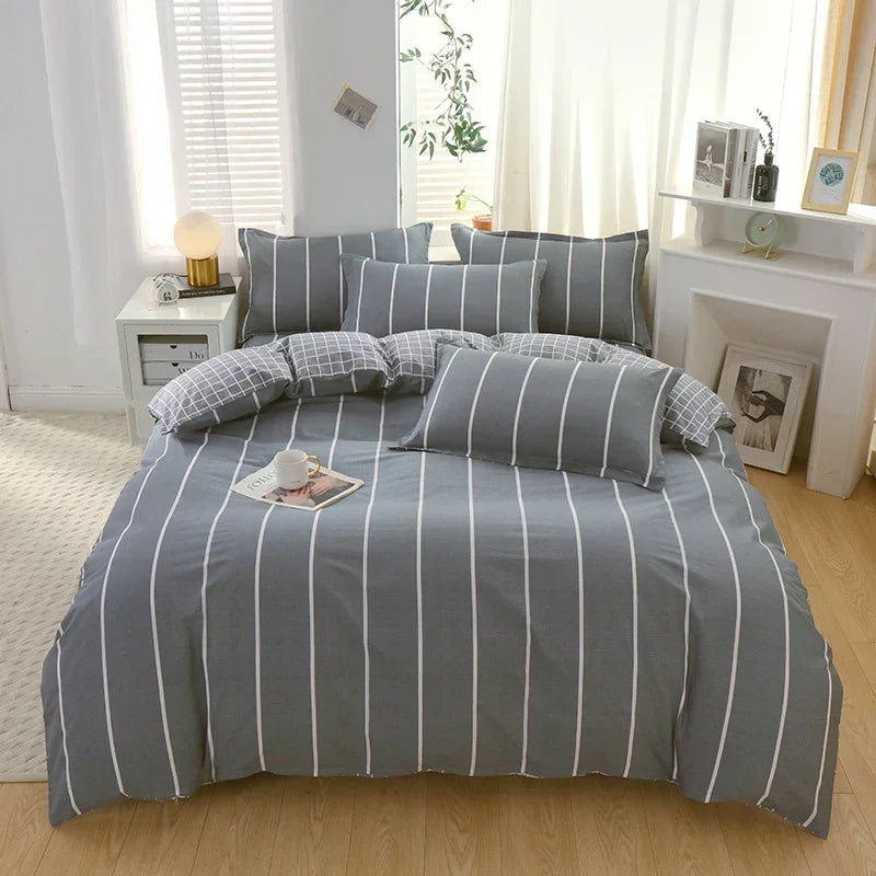 Adorable Strawberry Dreams Reversible Kawaii Bedding Set πβ¨ Soft Cotton Duvet Cover with Pillowcases