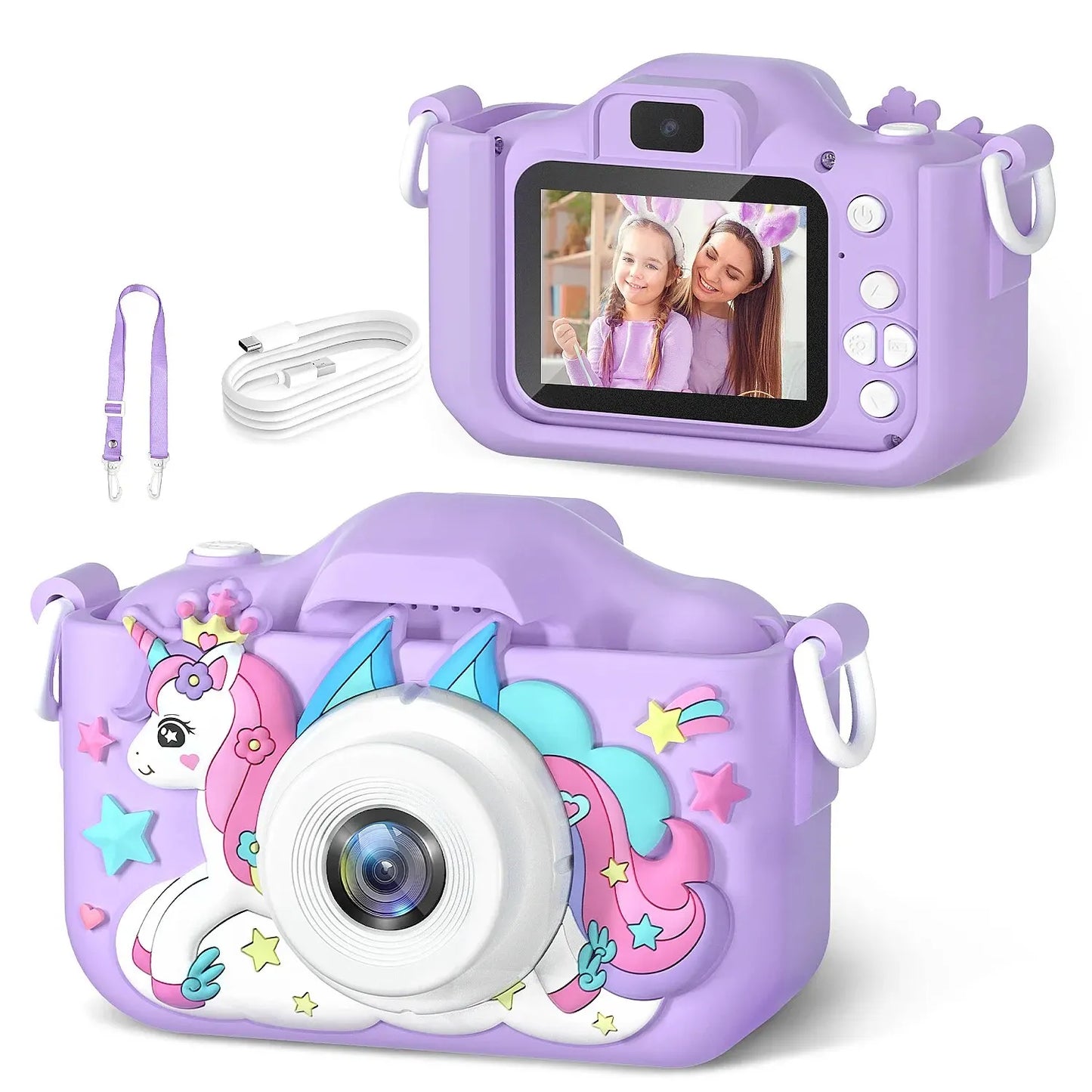 Adorable Unicorn Mini Kids Camera ππΈ - Capture Childhood Magic in 1080p HD!