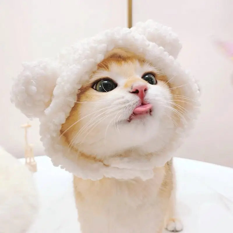 Adorable Feline Fantasy πΎπ Bear Plush Pet Hat for Purrfect Cosplay Fun!