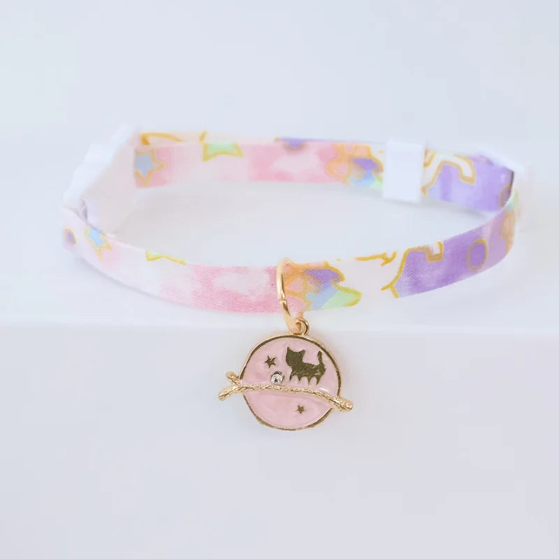 πΎ Adorable Cat & Puppy Breakaway Collar with Bell π - Adjustable 18-48CM Cutie! πΆπ±