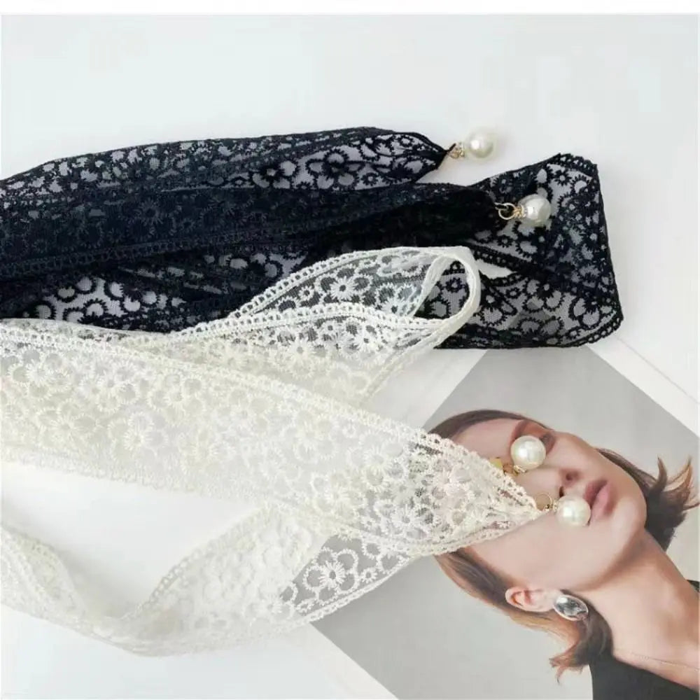 β¨ Kawaii Lace Waist Belt with Pearl Charm πΈ Elegant Accessory for Sweet Style π Perfect for Dresses & Skirts!