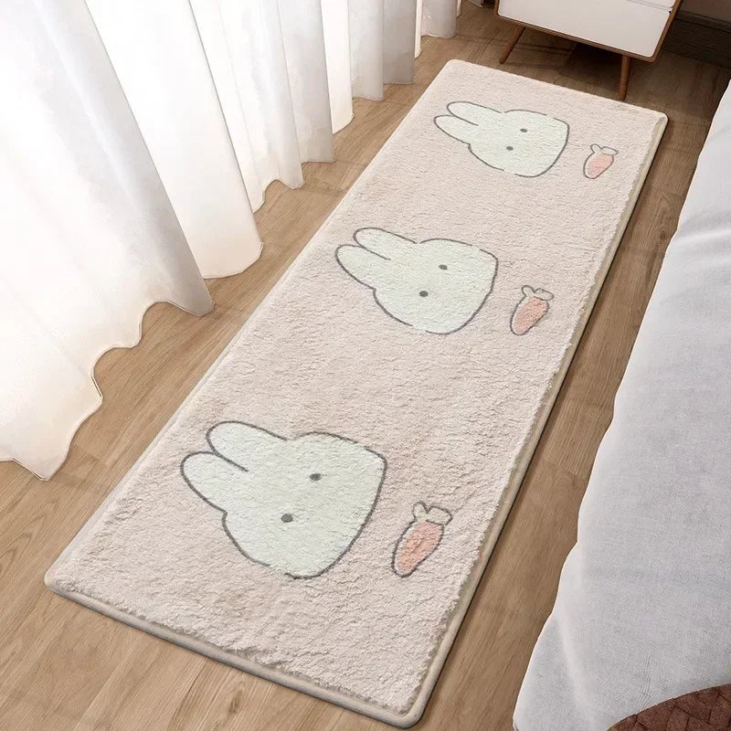 Kawaii Pink Fluffy Carpet π°β¨ for Kids' Rooms - Adorable Bedroom & Lounge Rug | Super Soft & Anti-Slip!