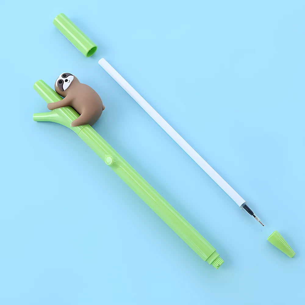 Adorable Kawaii Sloth Gel Pens π¦₯β¨ | Cute & Fun Writing Supplies for Kids & Stationery Lovers! ποΈπ
