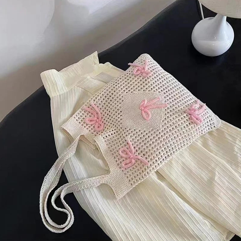 πβ¨ Cute & Comfy Crochet Beach Bag πΌπ Stylish Knitted Tote for Fun Vacations! ποΈπ - Pixie Quill