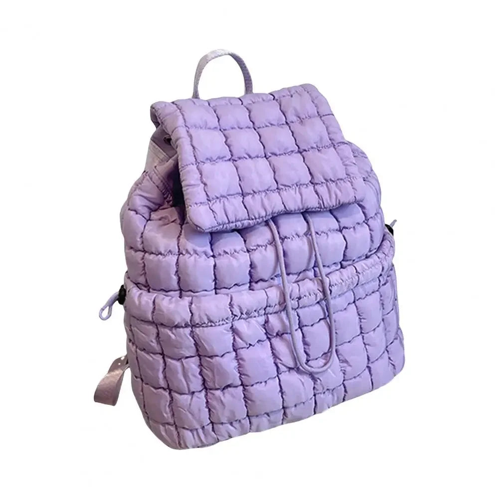 Kawaii Bubble Check 18L Backpack πβ¨ - Stylish Flap Top & Drawstring Closure for School & Travel! ππ