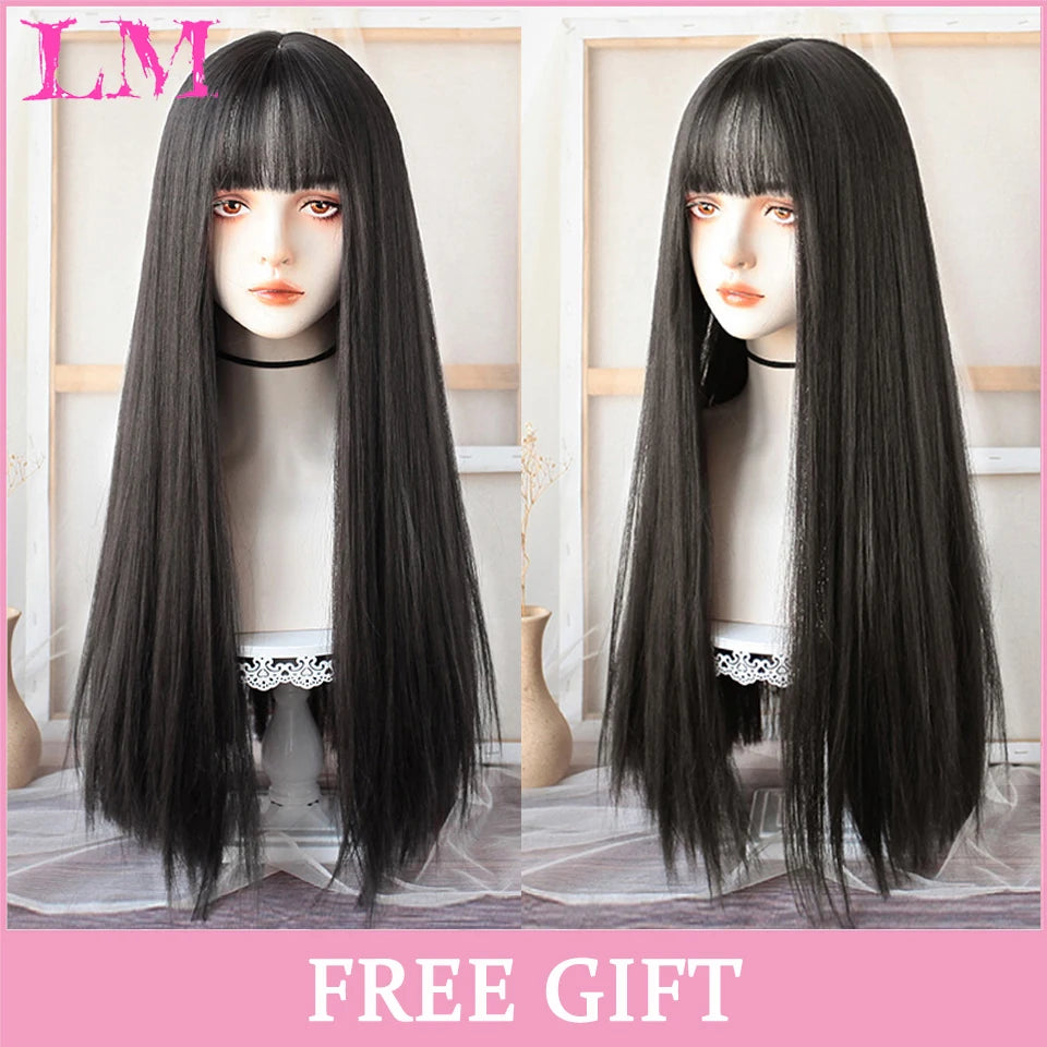Kawaii Ombre Pink Wavy Wig πβ¨ | Heat Resistant Hair for Cosplay & Daily Fun! ππΈ