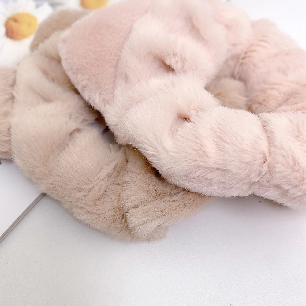 Kawaii Cat Ear Fluffy Hair Ties πΎβ¨ | Cute Ponytail Holders & Scrunchies for Women πΈπ