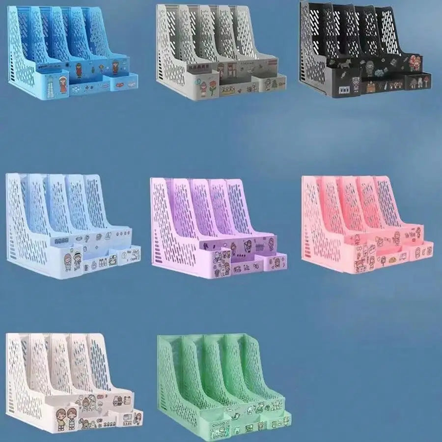 Kawaii Multi-Color Desktop File Organizer ππβ¨