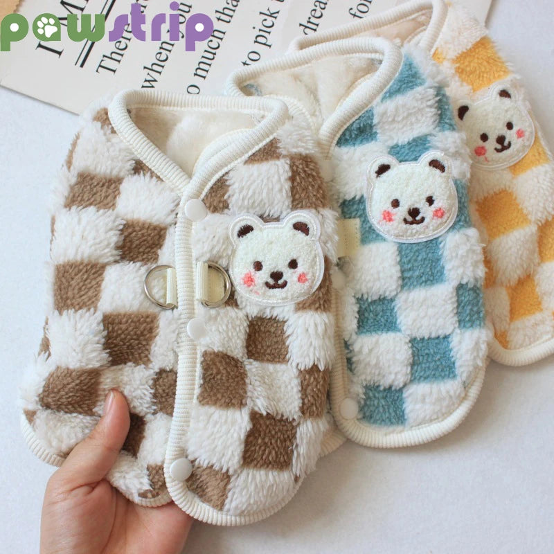 Plaid Snuggle Paws ππΎ Cozy Winter Vest for Tiny Tails πΆβ¨