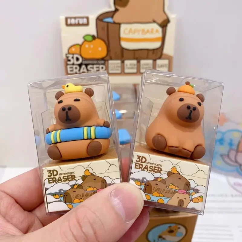 Kawaii Capybara Pencil Eraser πΎβ¨ | Cute Rubber Stationery for Kids π | Adorable Desk Decor & Gift Idea π