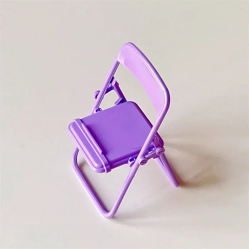 🌟 Adorable Mini Chair Stand for Phones 🍭✨ - Cute & Creative Desktop Decor! 🎀 - Pixie Quill
