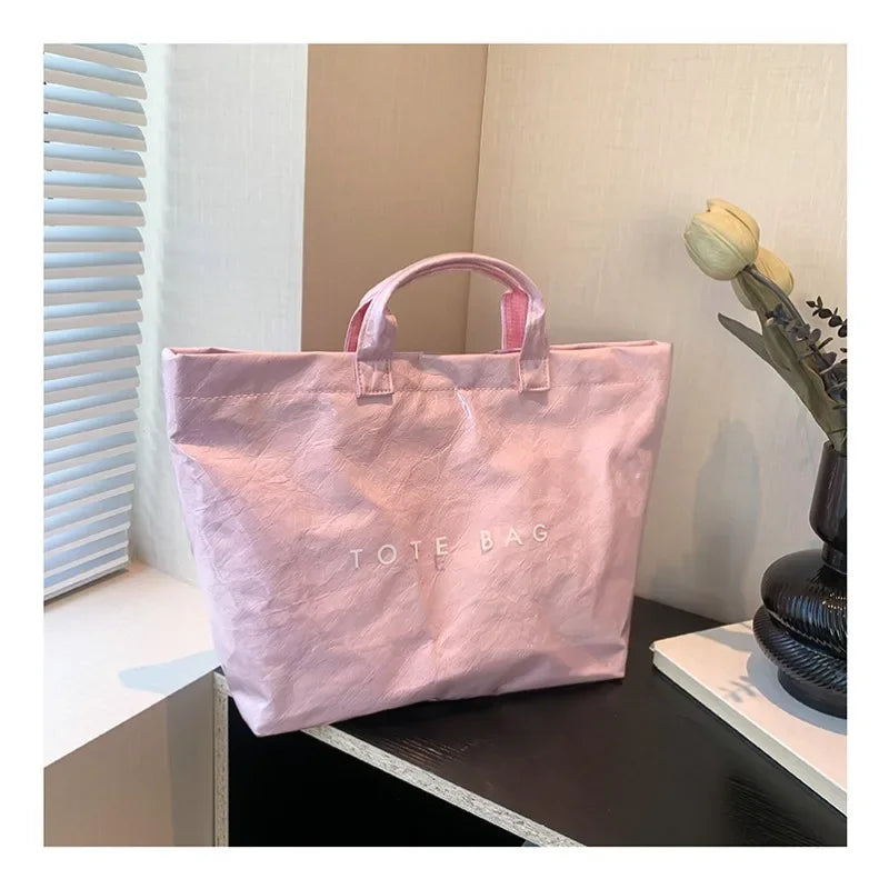 Kawaii Chic Clear Tote Bag πβ¨ | Stylish & Spacious Velcro Handbag for Women ππ | Perfect for Casual Outings!