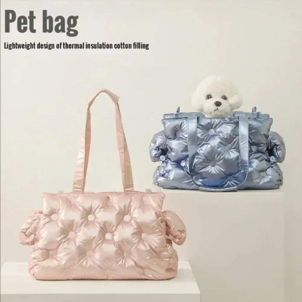 Kawaii Winter Pet Carrier πΎβ¨ | Cozy Handbag for Small Dogs & Cats πΆπ± | Cute Portable Travel Bag for Your Furry Friend! ππ